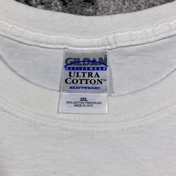 Vintage 90s Lake Havasu Gildan Heavyweight T-shirt Hot Water Backhit Graphic - Picture 3 of 6